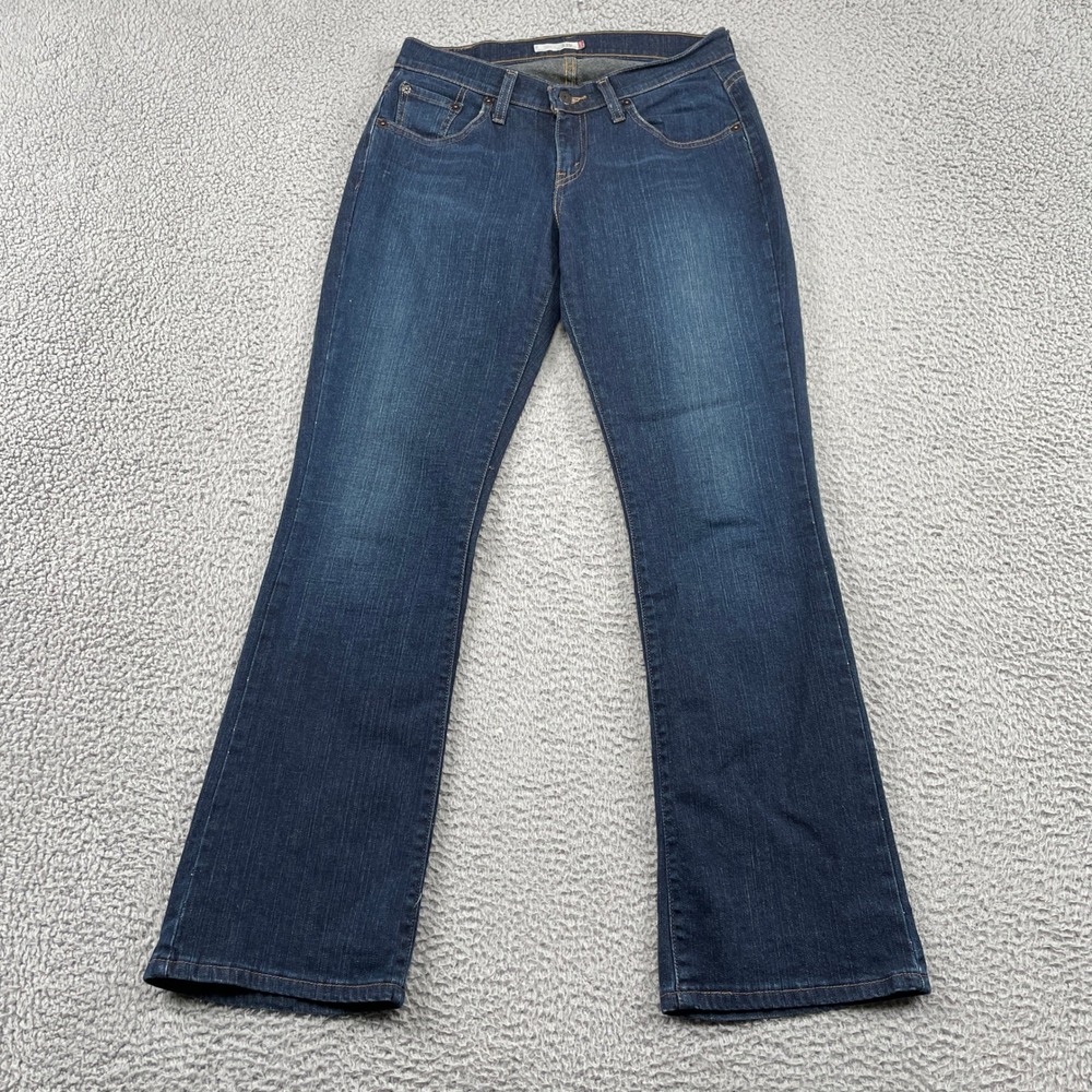 Levi's 529 Jeans Womens 8 Medium Blueâ Curvy Bootcut Stretch Denim Casual